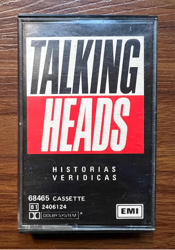Talking Heads True Stories Cassette 1986 Argentina David Byr