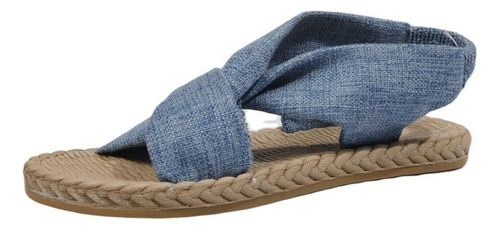 Sandalias Planas Romanas De Verano For Mujer