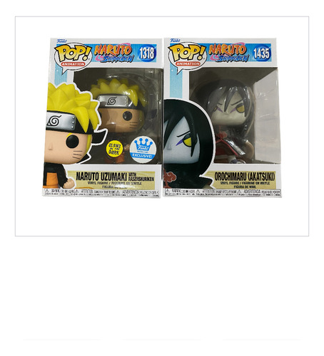 Funko Pop Naruto Uzumaki Funko Shop Y Orochimaru Akatsuki Ms (Usado)