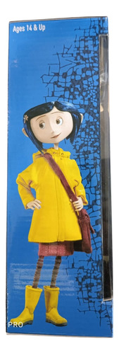 Coraline Ojos Boton Muñeca 22cm Neca Original