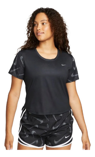 Franela Manga Corta Para Dama Dri-fit Swoosh 010 Nike