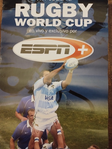 Poster Deportivo De Rugby Mundial 2003 Los Pumas (Usado)
