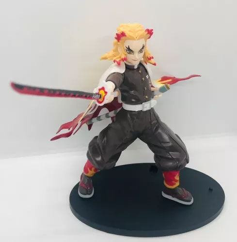 Figma Demon Slayer Kyojuro Rengoku Modelo De Brinquedo Colecionável action  figure boneco articulado