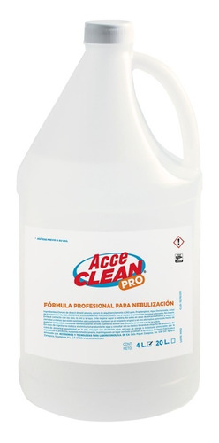 Sanitizante Liquido Acceclean® Pro 4l Termonebulizador