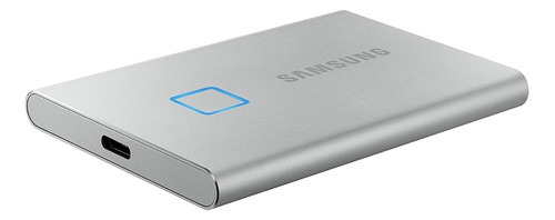 Disco sólido SSD externo Samsung Portable SSD T7 MU-PC500 500GB plata