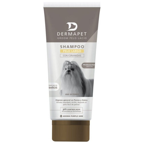 Shampoo Dermapet Perros Pelo Largo X 250 Ml