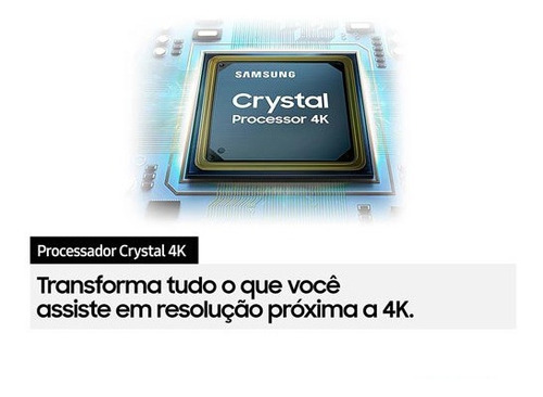 Imagem 8 de 9 de Samsung Smart Tv 4k 43 Crystal 4k, Controle Único -43au7700