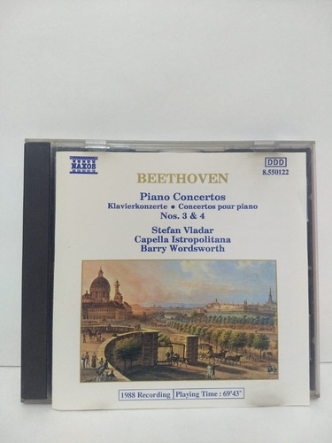 Beethoven - Piano Concertos Nos. 3 & 4 - Cd - En Caba