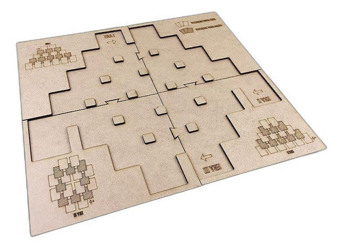 Playmat Em Mdf Para 7 Wonders Duel - Sem Case