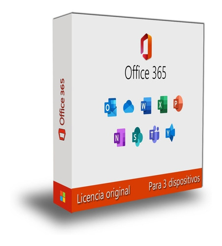 Imagen 1 de 1 de Adquiere Tu Office 365 Original Para 3 Equipos