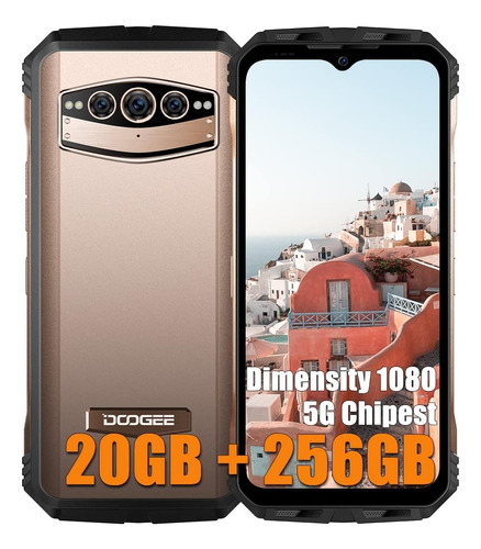 Doogee V30t Smartphone, 20gb+256gb 66w/10800mah Batería