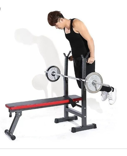 Imagen 3 de 9 de Banco Abdominales, Pesas, Gimnasio Ejercicios Múltiples Gym