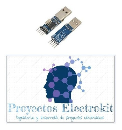 Electrokit Modulo Conversor Usb Ttl Pl2303 Usb Rs232 Arduino