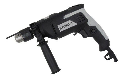 Imagen 2 de 2 de Taladro percutor atornillador eléctrico de 13mm Hyundai HHO111 550W + accesorios 230V 50Hz
