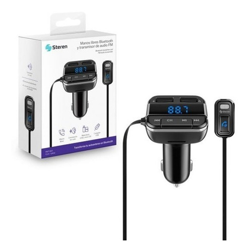 Transmisor Fm Bluetooth* Con Noise Cancelling, Cargador Usb 