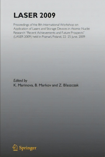 Laser 2009, De Z. Blaszczak. Editorial Springer Verlag Berlin Heidelberg Gmbh Co Kg, Tapa Blanda En Inglés