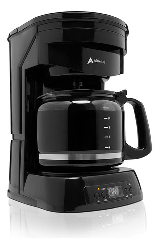 Adirchef 815236016950 Cafetera Programable De 12 Tazas, Colo