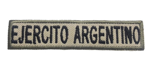 Escudo Parche Bordado Tira De Ejercito Argentino Militar