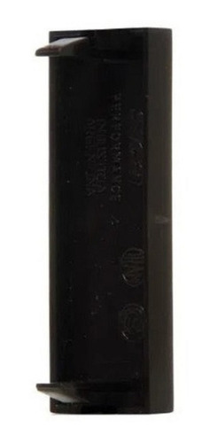 Llave De Luz Sica Negra - Tapón 1 Módulo - Pininfarina