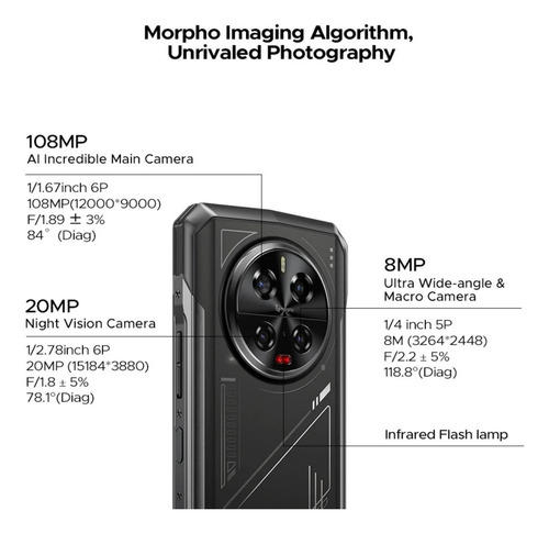 Doogee V40 Con Chip Dimensity 7300 Para Juegos Exigentes