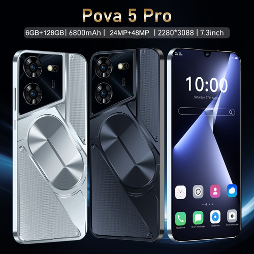 Smartphone Android Barato Pova 5 Pro 7.3 Pulgadas 6 -
