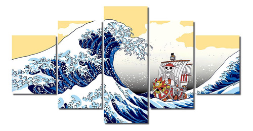 Thspinut Anime Poster Thousand Sunny Odas Art Ukiyo-e Lienzo