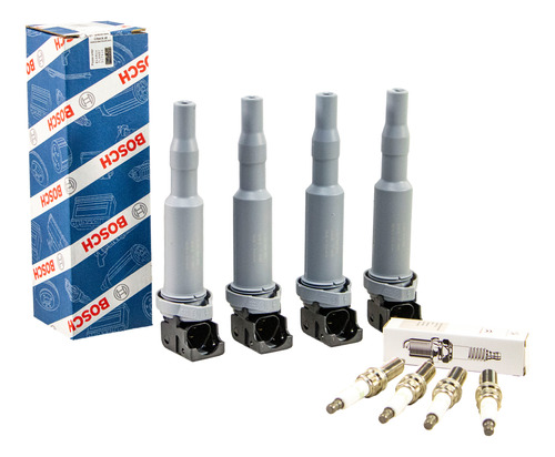 Kit 4 Bobinas Bosch + Bujias Psa Bmw 116i 118i 125i 130i