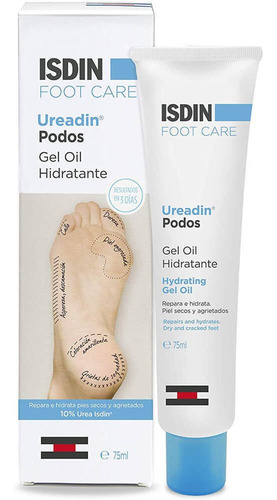 Ureadin Podos Isdin Gel Óleo Pés 75ml Pés Secos E Ásperos