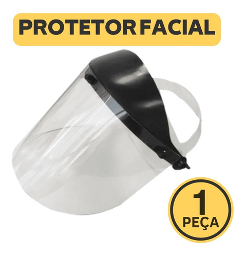 Face Shield Roçadeira Lixadeira Transparente Resistente Epi