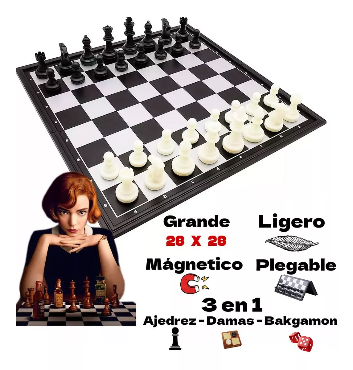 Tercera imagen para búsqueda de tablero ajedrez