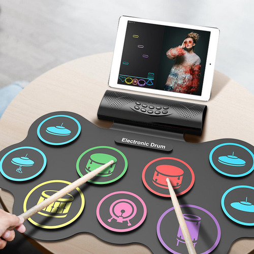 Tambor Eléctrico Compacto Para Músicos Novatos