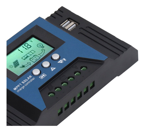^ Regulador De Batería De Panel Solar, 12 V, Controlador De
