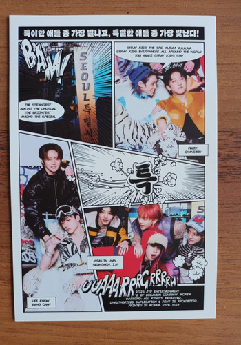 Mini Poster 5 Star Stray Kids (Usado)