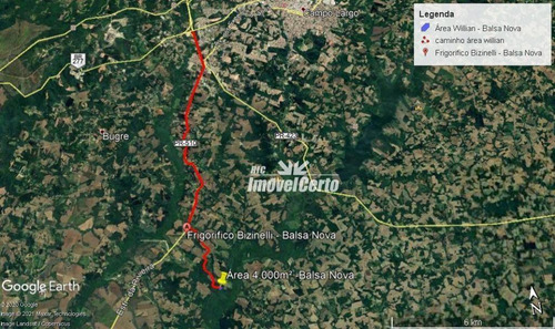 Imagem 2 de 14 de Chácara À Venda, 4000 M² Por R$ 75.000,00 - Rodeio Da Chapada - Balsa Nova/pr - Ch0011