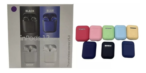 Audífonos Inalámbricos I12 Bluetooth Colores Tws