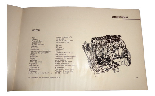 Peugeot 404 Diesel 1971 Manual Original (Usado)