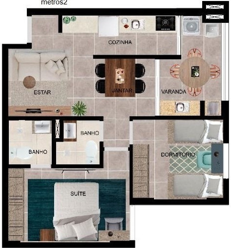 Imagem 2 de 14 de 1 Dorms.(1 Suíte) 1 Vaga Prox Metro Patriarca E Pq Tiquatira