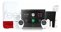 Comprar Kit Alarmas Para Casas Wifi 4g + Sensores + Sirena Feelsales Negro