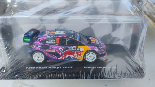 Colección Oficial Wrc 62 Ford Puma Rally 1 Loeb-galmiche