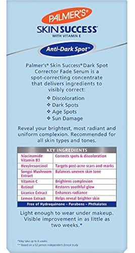 Palmer's Skin Success Suero Corrector De Manchas Oscuras, 1 