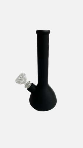 Mini Bong Silicón Con Bowl De Cristal, 22cm