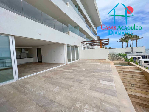 Cad Live Aqua Gh 3. Depa De Playa En Preventa Con Terraza, Alberca, Jacuzzi Y Vista Frontal Al Mar