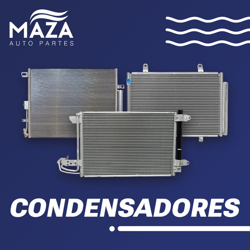 Condensador Aluminio Ford Fiesta 1.6 2003 2004 2005 2006