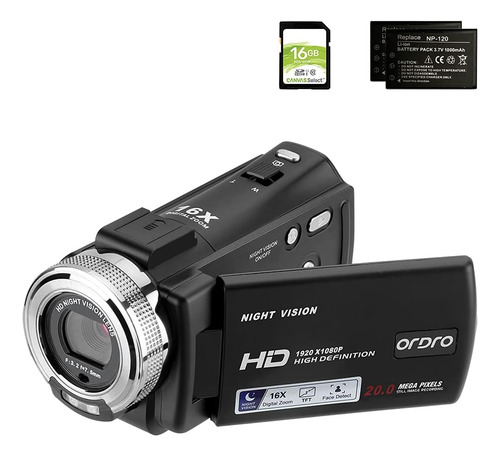 Videocámaras Hd 1080p Cámara De Vídeo Grabadora