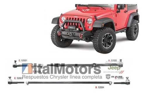 Barras De Direccion Jeep Cherokee / Wrangler Tj