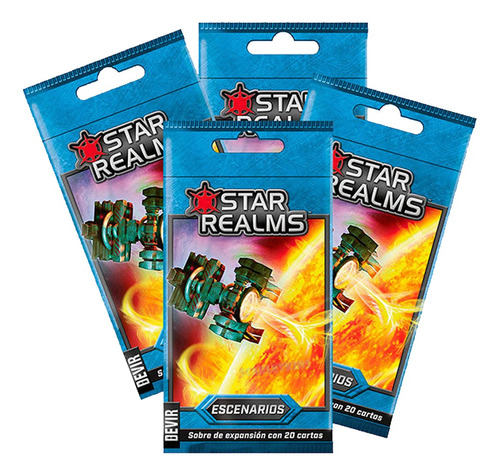 Star Realms Escenarios Sobres X4 Devir Español Scarlet Kids