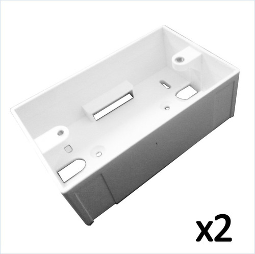 Imagen 1 de 2 de Cajetines Superficiales Plástico 2x4 Para Redes