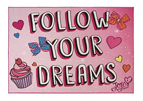 Tapetes Alfombra Con Texto En Ingles ''follw Your Dreams''