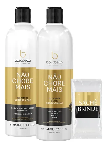 Escova Progressiva 19 Aminoacidos 350ML Não Chore Mais Kit