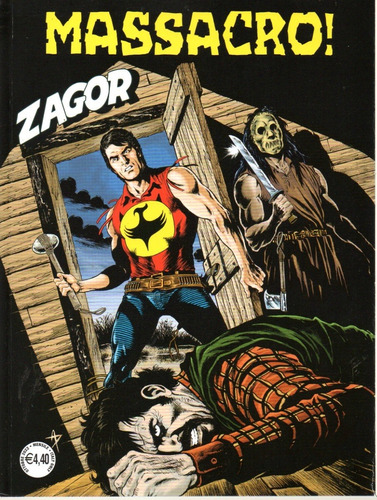 Zagor Zenith Nº 738 - Massacro! - 100 Páginas - Em Italiano - Sergio Bonelli Editore - Formato 16 X 21 - Capa Mole -2022 - Bonellihq Cx487 K23